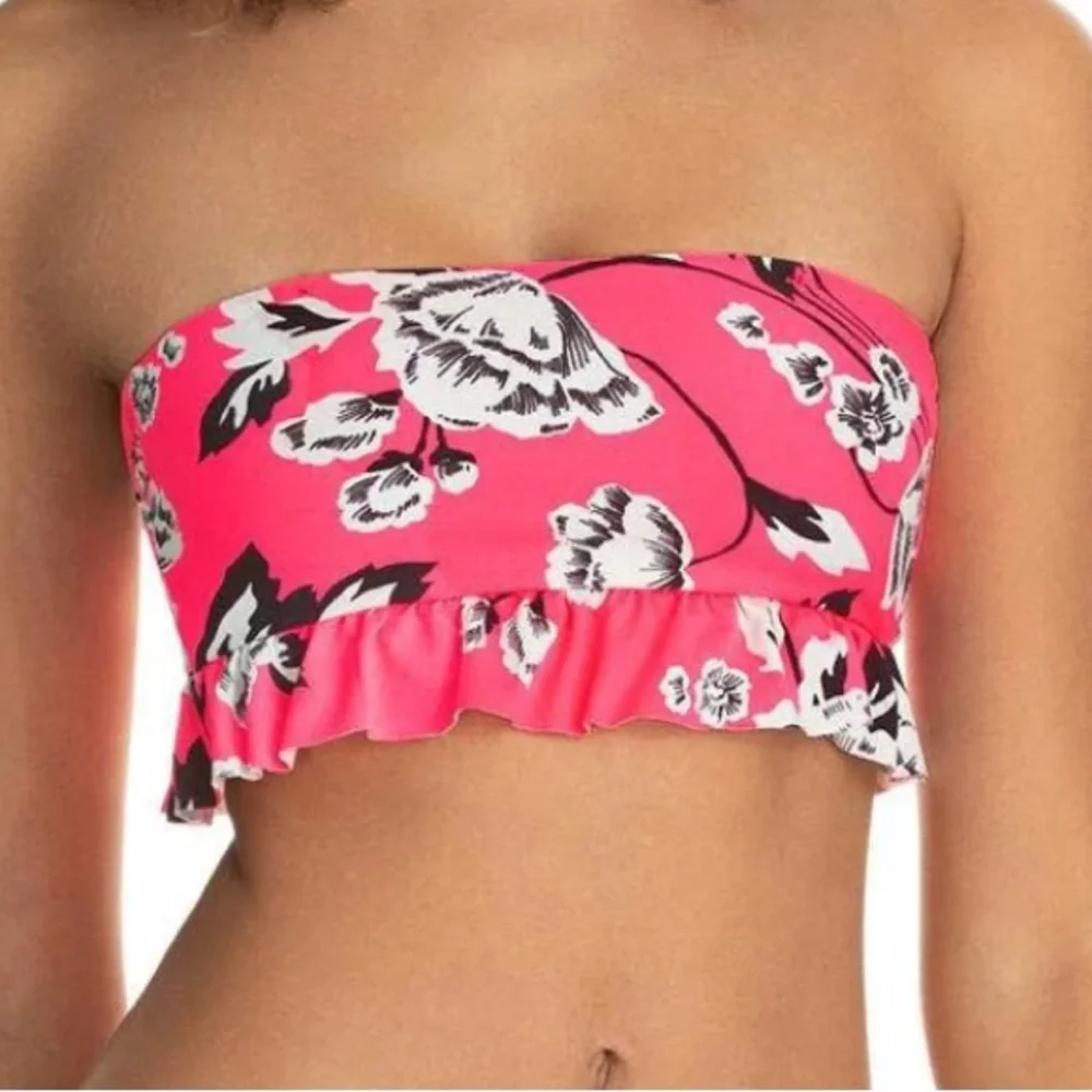 MAAJI FESTIVAL‎ JUGGLER 2 WAY REVERSIBLE BANDEAU BIKINI TOP, Size Small